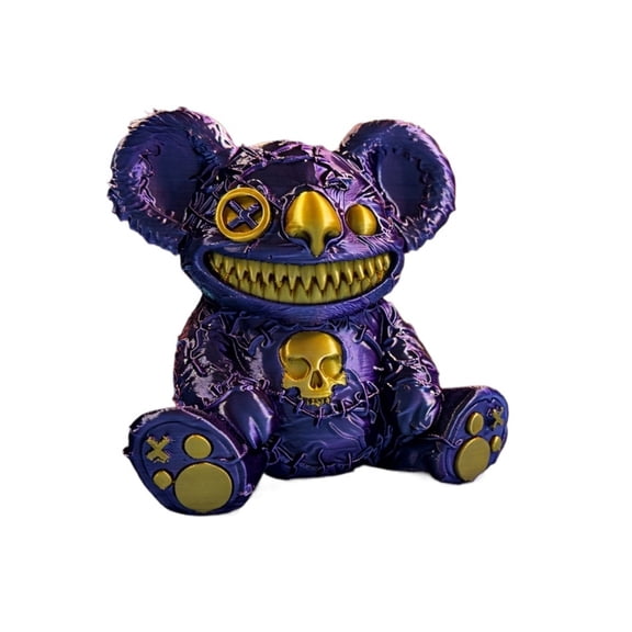 1PC Scary Koala - Stitched Plush 3D Print