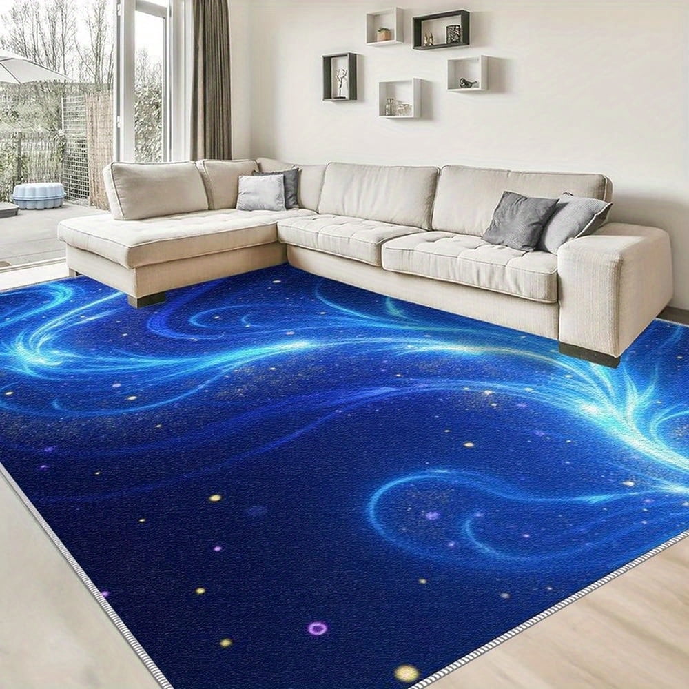 Scenecore Rugs 1PC Sci-Fi Style Area Rug Partial Carpet, Lightweight Washable Easy-to ...