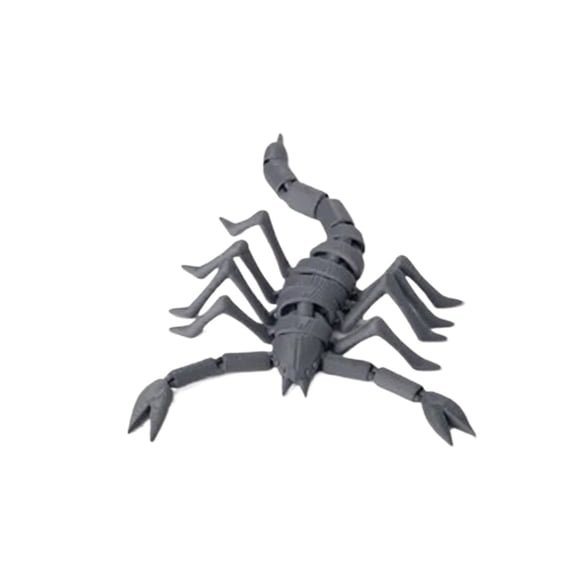 1PC Scorpion with movable joints, movable desktop companion, 3D printed decoration