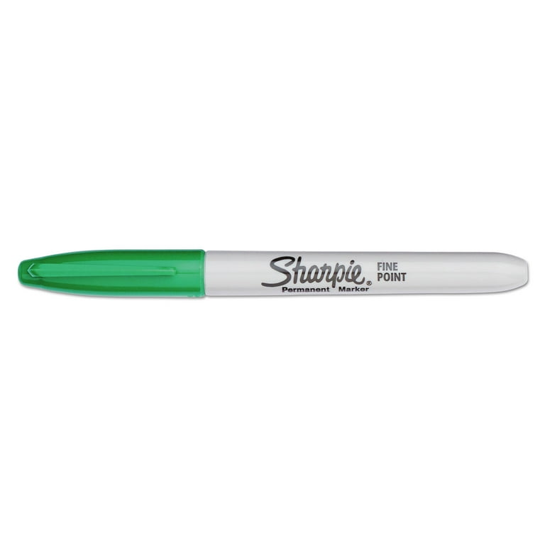 Metallic Fine Point Permanent Markers, Fine Bullet Tip, Green, Dozen Metallic Fine Point Permanent Markers, Fine Bullet Tip, Green, Dozen