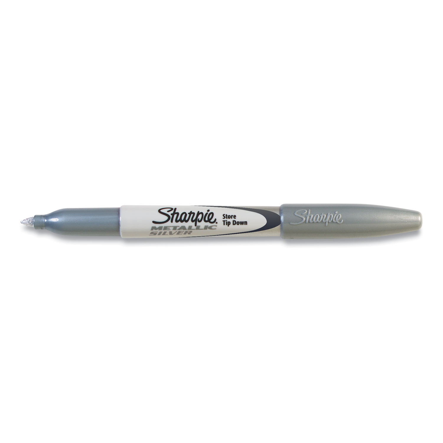 1PC Sharpie Metallic Fine Point Permanent Markers, Fine Bullet Tip, Metallic Silver, Dozen