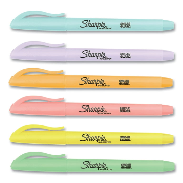Pocket Style Highlighters, Assorted Ink Colors, Chisel Tip, Assorted Barrel Colors, 12/Pack