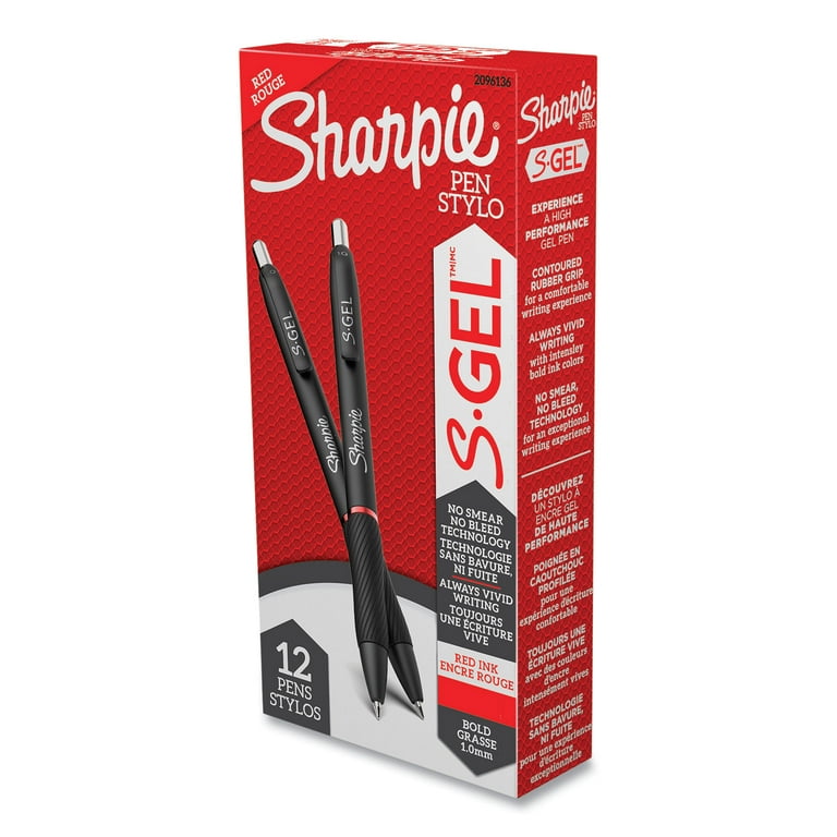 S-Gel High-Performance Gel Pen, Retractable, Bold 1 mm, Blue Ink, Black Barrel, Dozen S-Gel High-Performance Gel Pen, Retractable, Bold 1 mm, Blue Ink, Black Barrel, Dozen