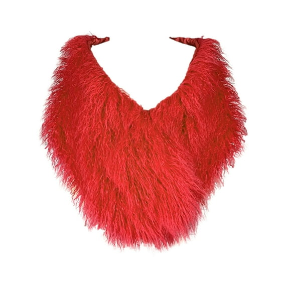 1PC Shawl Red Women'S Faux Shawl Wedding Wrap And Shawl Bride Shawl Winter Shawl Bride And Bridesmaid