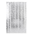 thumbnail image 1 of 1PC Shower Curtain with Hooks PVC Waterproof Mildew Resistant Antibacterial 3D White Semi Transparent Pebble Shower Curtain, 1 of 8