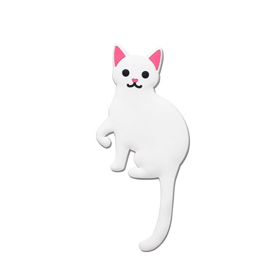 1PC Silicone Animal Tail Wall Hook,Flexible Bendable Sticky Hook for Kitchen Bathroom Living Room,Removable Adhesive Holder for Hanging Keys Towels Lightweight Utensils
