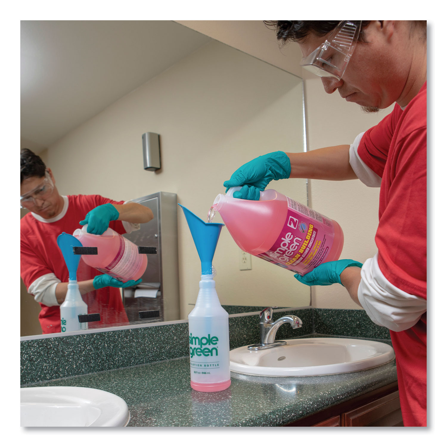 1PC Simple Green Clean Building Bathroom Cleaner Concentrate, Unscented ...