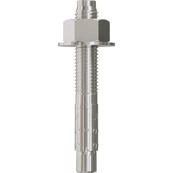Simpson Strong-Tie Strong-Bolt 2 Wedge Anchor - Concrete Bolt Anchor - 1 Piece, 5/8 In. x 4-1/2 In. Construction & DIY Use, Standard Hardware Spec