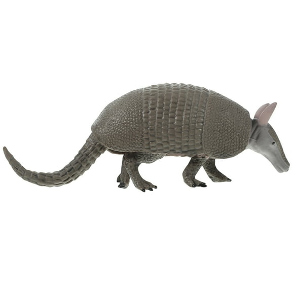 1PC Simulation Animal Model Adornments Lifelike Animal World Decor Vivid Armadillo Model Crafts Funny Wildlife Model Decor Mini Armadillo Model Desktop Ornaments for Home Office Store Decor