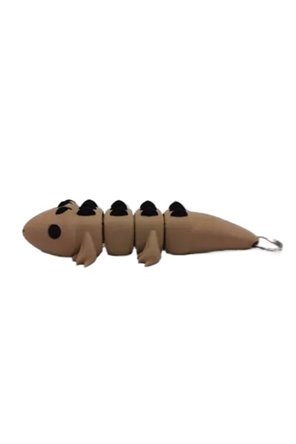 1PC Skink Lizard Movable Keychain 3D Printed Ornament