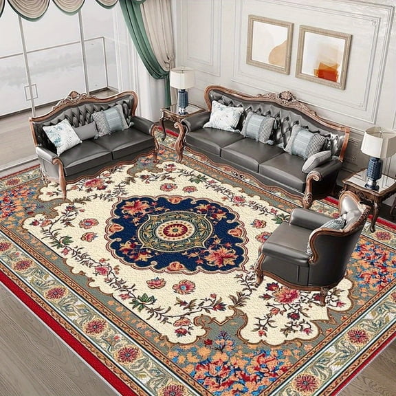 5.3'x7.5' carpet washable runway carpet area rug moody area rug plush area rug