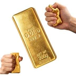 1PC Slow Rising Squishing Gold Bar Stick, Sticky Gold Bar Sticks Squeeze Toys for Decompression Anxiety Relaxation