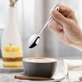thumbnail image 1 of 1PC Small Spoons for Desserts, Tiny Spoon, Colored Mini Stainless Steel Spoon, Sugar Honey Salt Spoon, Demitasse Scoop, Serving Spoon, Little Teaspoons Stirring Spoons -Silver, 1 of 9