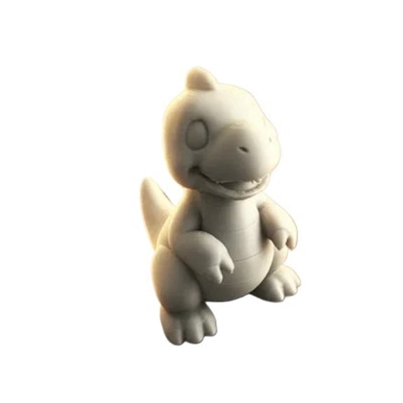 1PC Smiling Iguanodon 3D Printing