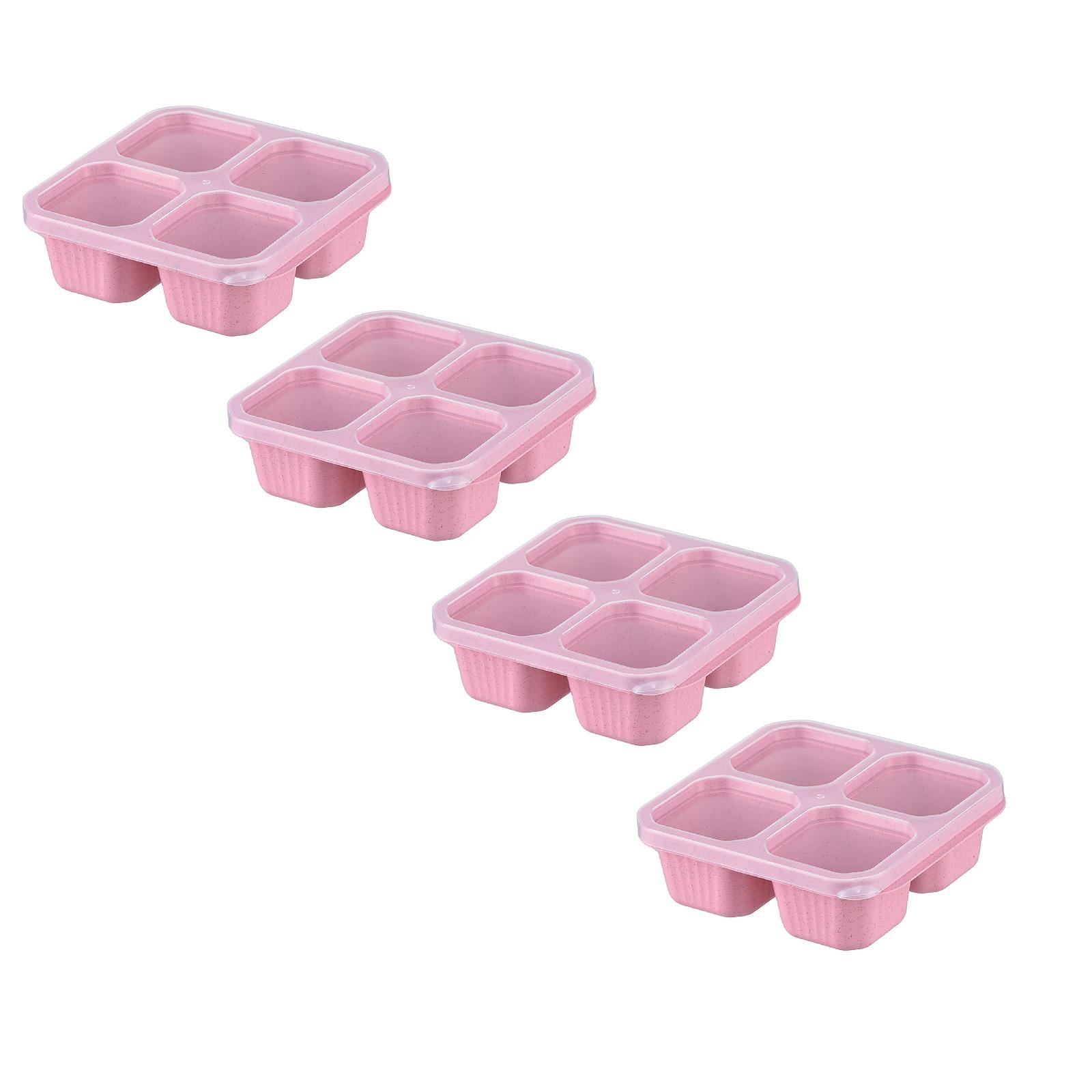 1PC Snack Containers Reusable Bento Snack 4 Fridge Containers Food