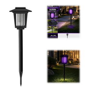 1PC Solar Bug Zapper, Solar Bug Zapper Mosquito Repellent Fixture, Outdoor Solar Insect Killer with LED Lighting for Backyard and Patio