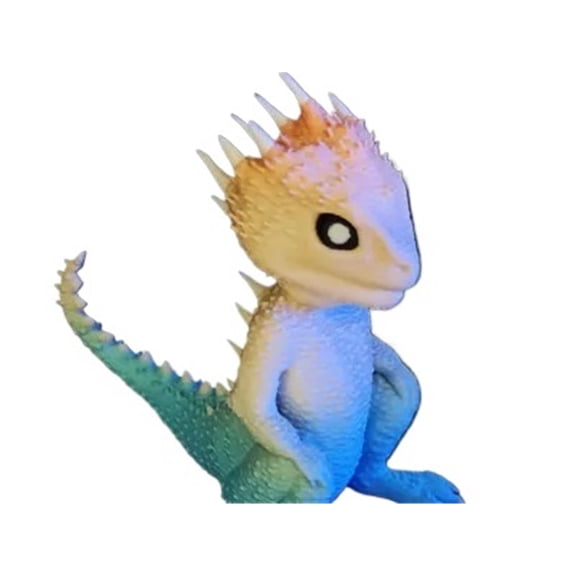 1PC Spikes - Alien Lizard 3D Printed Ornament