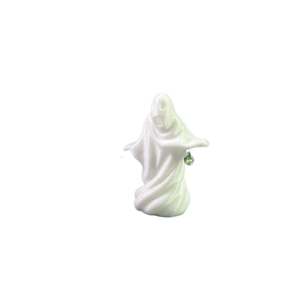 1PC Spread hand ghost 6CM Halloween garden sculptures, white ghost garden decorations, 3D printed