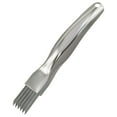 thumbnail image 1 of 1PC Stainless Steel Chopped Onion Cutter, Multi-Functional Foods Speedy Chopper Onion Knife Kitchen Tool Slice Cutlery Vegetable Sharp Scallion Shred Cutter, 6.49*1Inch (A), 1 of 7