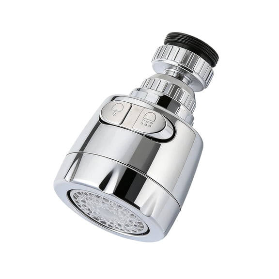 1PC Stainless Steel Faucet Aerator - 2 Modes Splash Proof Water Saving Faucet Sprayer