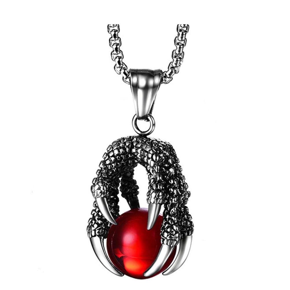 Dragon Claw Crystal Ball Necklace - Unique Jewelry