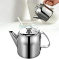 thumbnail image 1 of 1PC Stainless Steel Teapot 20 Oz , Coffee Pot Teapot Stainless Steel Cold Water Pot, Suitable for Dining Room, Meeting Room, Living 4.7inch, 1 of 8