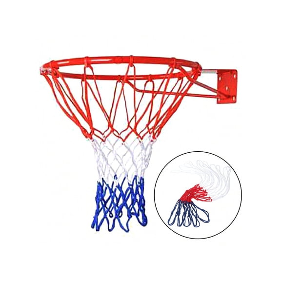 1PC Standard Basketball Net, Nylon Hoop Goal for Basketball Stands, Durable Rim Net for Indoor & Outdoor