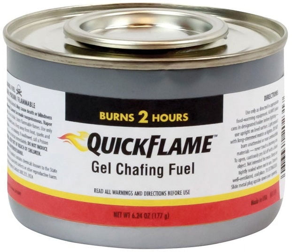 1PC Sterno Sterno 20132 QuickFlame Gel Chafing Fuel, 6.24 Oz - Walmart.com