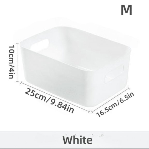 1PC Storage Basket, Three Sizes Rectangular Storage Boxes Portable Storage Basket Suitable for Kitchen, Bedroom, Office