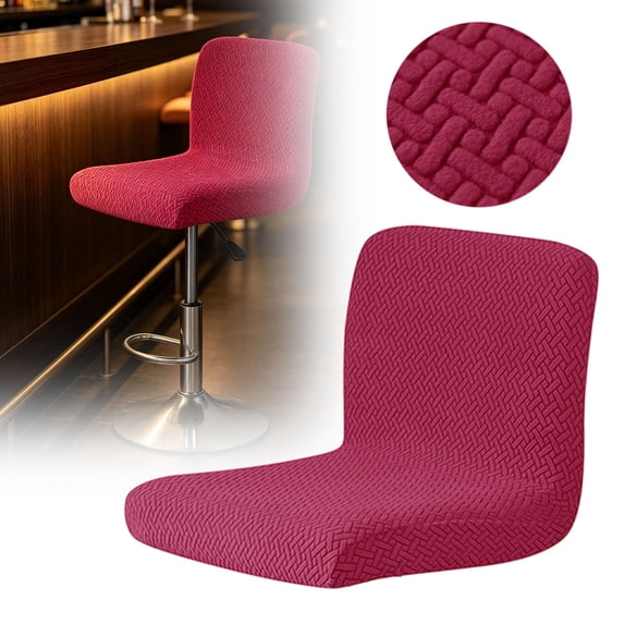 1PC Stretch Bar Stool Cover, Removable Washable Elastic Bar Chair Slipcover for Counter Bar Stools