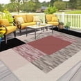 thumbnail image 1 of 5.3'x7.5' non slip carpet pad runway carpet aztec area rug natural area rug plush area rug, 1 of 10