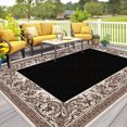 thumbnail image 1 of 6.5'x10' outdoor carpet runner carpet for dining room table area rug bedroom under queen bed area rug non slip area rug for hardwood floors, 1 of 10