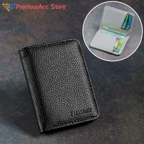 1PC Super Slim Soft Wallet PU Leather Mini Credit Card Holder Purse Thin Small Passport Cover ID Card Holders Men Women Wallet