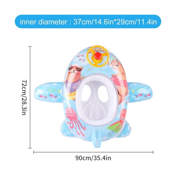1PC Swimming Float, Inflatable Swimming Ring with Float Seat