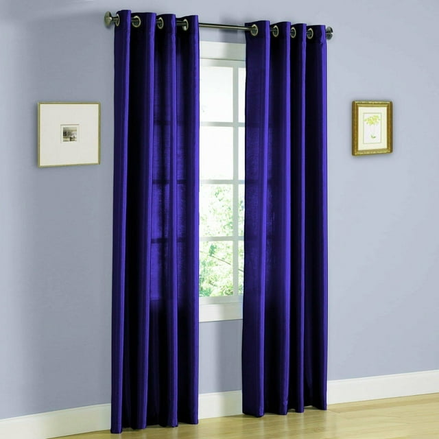 1PC TRANSPARENT PANEL SEMI-SHEER GROMMET WINDOW CURTAIN DRAPES 55" WIDE EACH