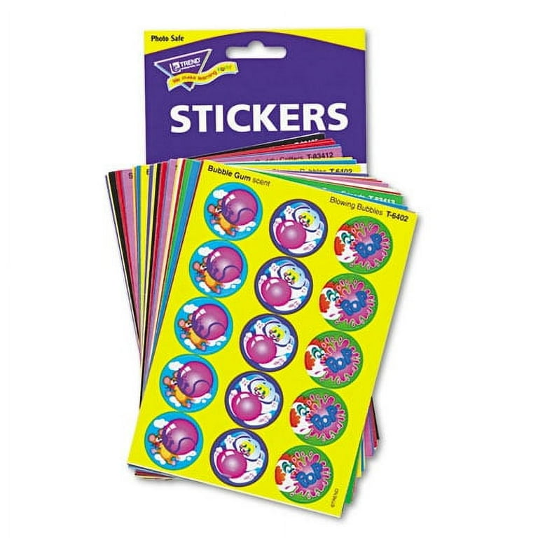 Stinky Stickers Variety Pack, General Variety, Assorted Colors, 480/Pack Stinky Stickers Variety Pack, General Variety, Assorted Colors, 480/Pack