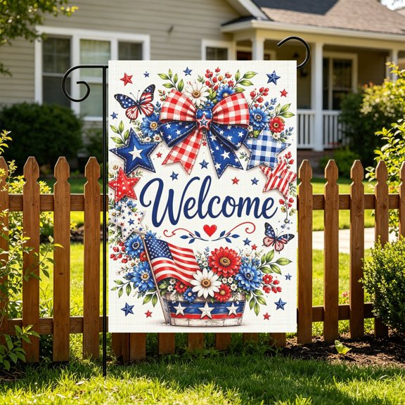 Teal Abstract Geometric Swirl Tribal Garden Flag, Double Sided, 12x18 Inch, Kitchen Daily Boho Outdoor Yard Flag Decor
