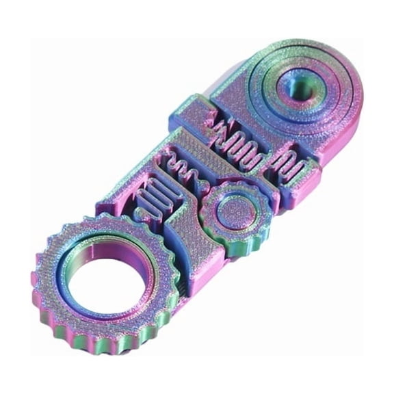 1PC Thi-color 3D Printed Decompression Rin