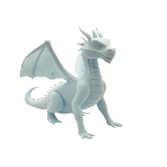 1PC Thorny Weathered Dragon Mini Statue 3D Printing