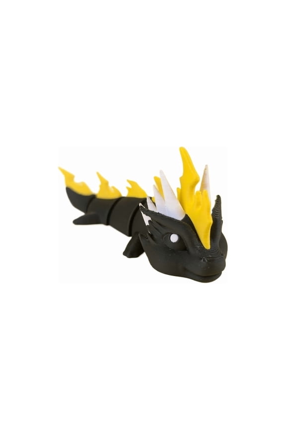 1PC Thunder Dragon Action Figure Keychain 3D Printing