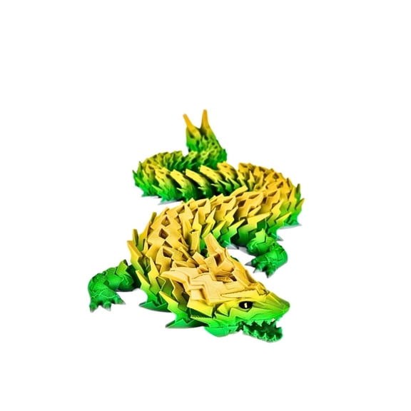 1PC Thunder Strike - Wingless Movable Dragon 3D Printing