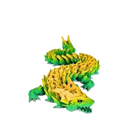 1PC Thunder Strike-Wingless Movable Dragon 3D Printing