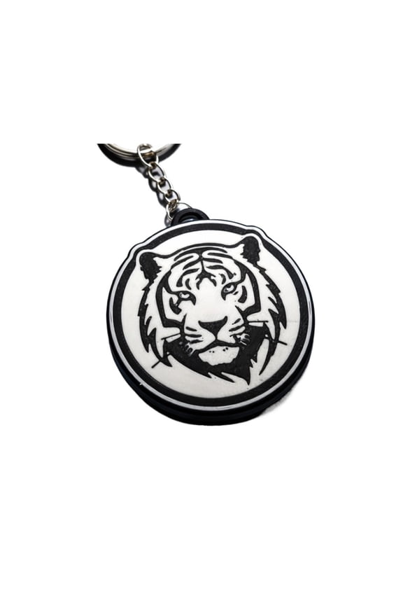 1PC Tiger Shape Keychain 3D Printing
