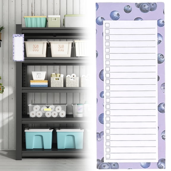 1PC To Do List Notepad Tearable Memo Book Daily Plan Task List Small Notebook with Magnetic Back for Fridge Home Office