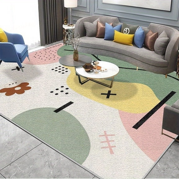 5'x7' carpet runners washable carpet for living room large area rug neutral area rug play area rug