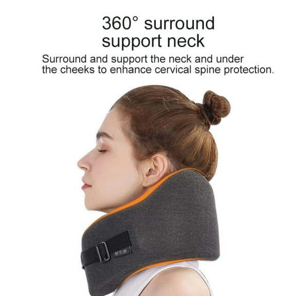 1PC Travel Pillow Memory Foam Cervical Neck Pillow for Adults,Kids,Children,Convenient and Portable U Shaped Pillows, Airplane pillow for Home,Office,Camping,Travelling,Sleeping