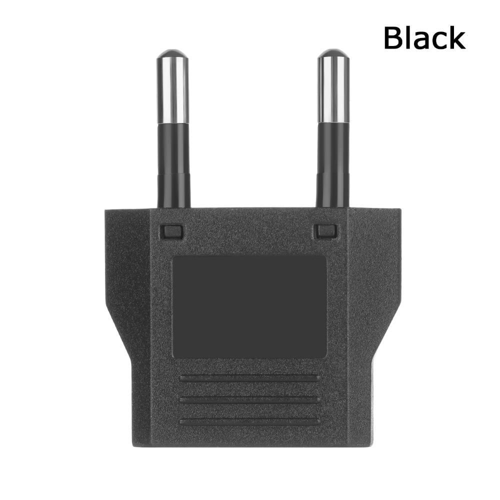 1PC Travel Socket Japan China US To EU AC Outlet Plug Adapter Power Adapter Electric Plug Converter EU Plug Adapter BLACK