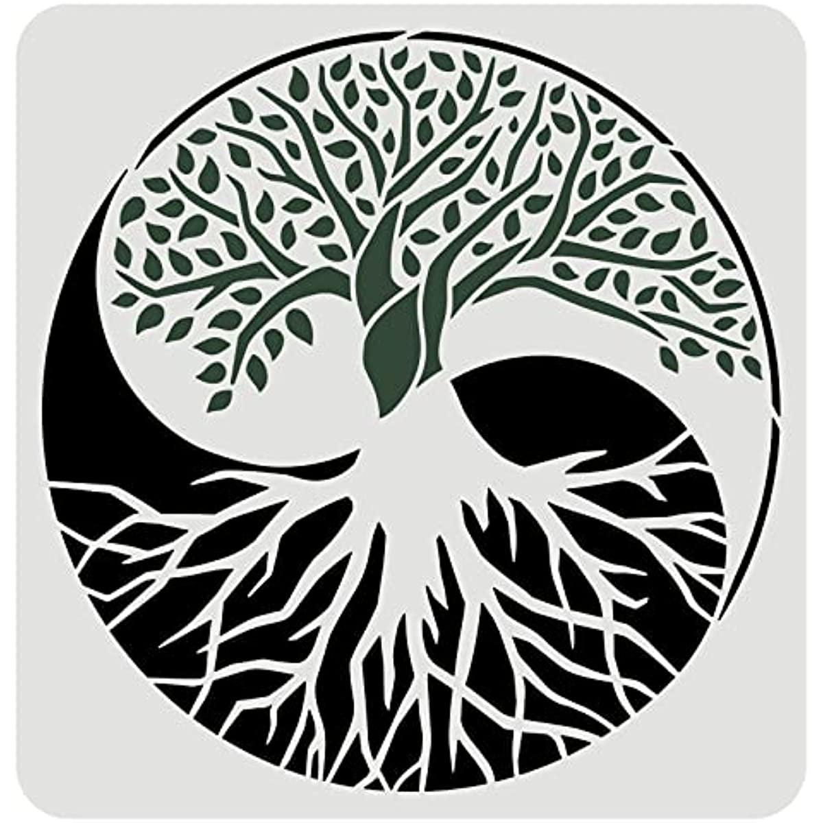 1PC Tree of Life Pattern Stencils 11.8x11.8 inch Cutout DIY Craft Template Square Reusable PET Tree Drawing Stencils for Painting on Wood Signs Floor Wall Tile Window Home Decoration - Walmart.com 1pc-tree-of-life-pattern-stencils-11-8x11-8-inch-cutout-diy-craft-template-square-reusable-pet-tree-drawing-stencils-for-painting-on-wood-signs-floor-wall-tile-window-home-decoration-walmart-com