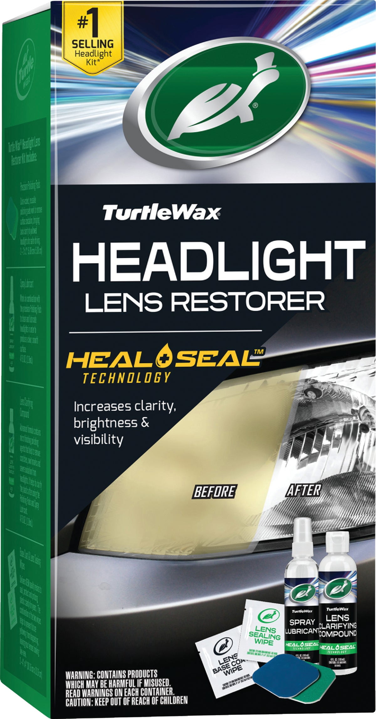 1PC Turtle Wax Headlight Restorer Kit Various