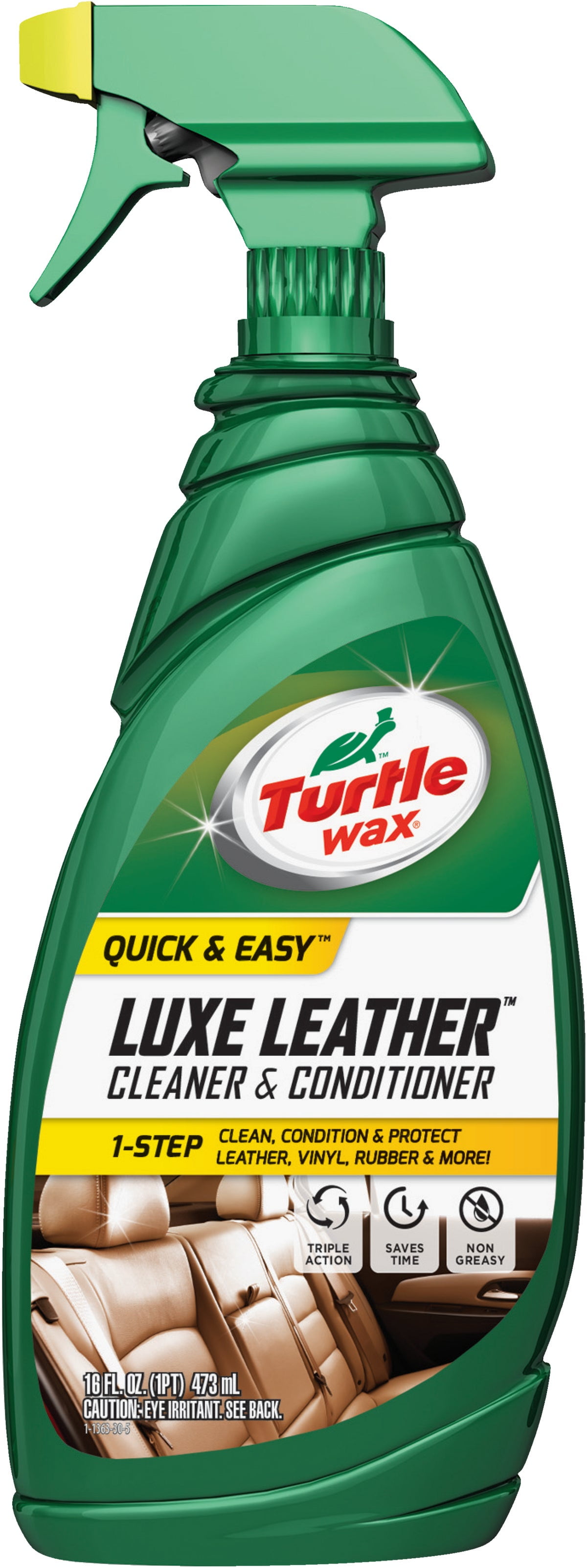 1PC Turtle Wax Luxe Leather Cleaner & Conditioner 16 Oz